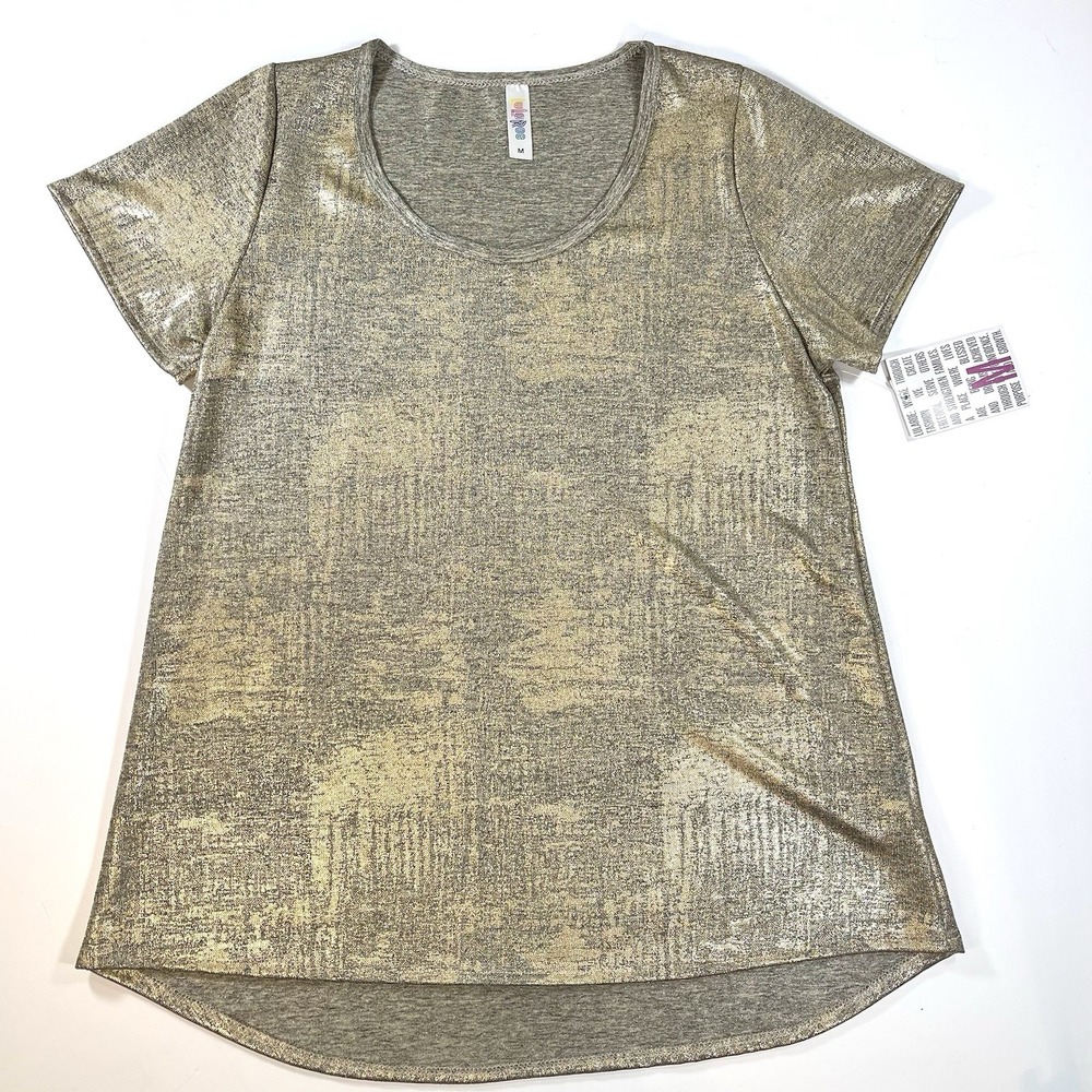 Lularoe Vintageβ Classic Tee NEW WITH TAG Gold Size Medium